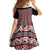 New Zealand Maori Niho Taniwha Family Matching Off The Shoulder Long Sleeve Dress and Hawaiian Shirt Whero Mangopare and Puhoro Pattern