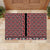 New Zealand Maori Niho Taniwha Rubber Doormat Whero Mangopare and Puhoro Pattern