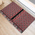 New Zealand Maori Niho Taniwha Rubber Doormat Whero Mangopare and Puhoro Pattern