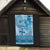 Vintage Bula Fiji Personalised Quilt Blue Hibiscus Tapa Pattern