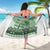Vintage Bula Fiji Personalised Sarong Green Hibiscus Tapa Pattern
