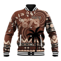 Personalised Bula Fiji 679 Baseball Jacket Fijian Tagimoucia Masi Tapa Art