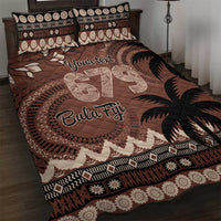 Personalised Bula Fiji 679 Quilt Bed Set Fijian Tagimoucia Masi Tapa Art