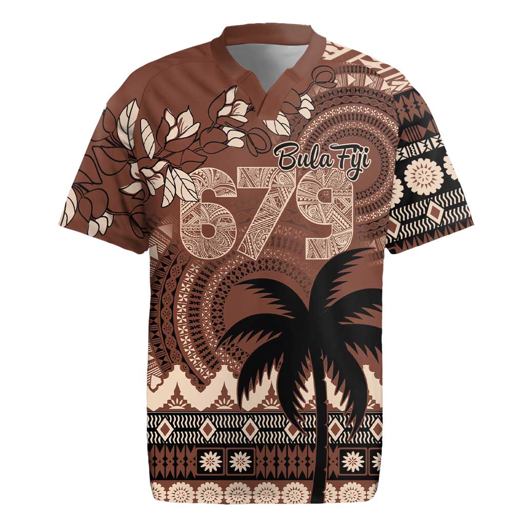 Personalised Bula Fiji 679 Rugby Jersey Fijian Tagimoucia Masi Tapa Art