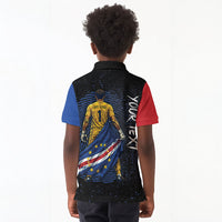 Cape Verde Goalkeeper Personalized Kid Polo Shirt 40 Years Old 27 Shots Zero Goals Vintage