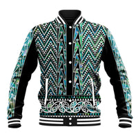 New Zealand Maori Niho Taniwha Baseball Jacket Papua Shell - Mangopare Puhoro Pattern