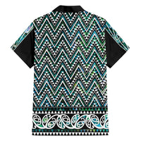New Zealand Maori Niho Taniwha Family Matching Summer Maxi Dress and Hawaiian Shirt Papua Shell - Mangopare Puhoro Pattern