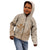 Hawaii Monk Seal and Map Kid Hoodie Polynesian Kanaka Maoli Beige Vibe