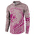 Hawaii Monk Seal and Map Button Sweatshirt Polynesian Kanaka Maoli Pink Vibe