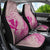 Hawaii Monk Seal and Map Car Seat Cover Polynesian Kanaka Maoli Pink Vibe