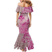 Hawaii Monk Seal and Map Mermaid Dress Polynesian Kanaka Maoli Pink Vibe