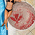 Hawaii Monk Seal and Map Beach Blanket Polynesian Kanaka Maoli Red Vibe