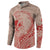 Hawaii Monk Seal and Map Button Sweatshirt Polynesian Kanaka Maoli Red Vibe