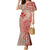 Hawaii Monk Seal and Map Family Matching Mermaid Dress and Hawaiian Shirt Polynesian Kanaka Maoli Red Vibe