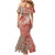 Hawaii Monk Seal and Map Family Matching Mermaid Dress and Hawaiian Shirt Polynesian Kanaka Maoli Red Vibe