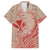 Hawaii Monk Seal and Map Family Matching Tank Maxi Dress and Hawaiian Shirt Polynesian Kanaka Maoli Red Vibe
