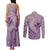 Hawaii Monk Seal and Map Couples Matching Tank Maxi Dress and Long Sleeve Button Shirt Polynesian Kanaka Maoli Violet Vibe