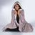 Hawaii Monk Seal and Map Hooded Blanket Polynesian Kanaka Maoli Violet Vibe
