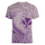 Hawaii Monk Seal and Map Women V-Neck T-Shirt Polynesian Kanaka Maoli Violet Vibe