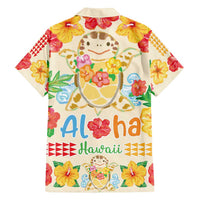 Kawaii Turtle Family Matching Tank Maxi Dress and Hawaiian Shirt Aloha Hibiscus Flowers LT9 - Polynesian Pride