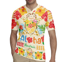Kawaii Turtle Rugby Jersey Aloha Hibiscus Flowers