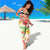 Kawaii Turtle Sarong Aloha Hibiscus Flowers