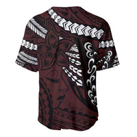 Polynesian Girl Tribal Tattoo Baseball Jersey Oxbood Vibe LT9 - Polynesian Pride