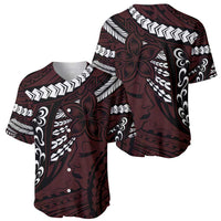 Polynesian Girl Tribal Tattoo Baseball Jersey Oxbood Vibe LT9 - Polynesian Pride