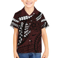 Polynesian Girl Tribal Tattoo Family Matching Tank Maxi Dress and Hawaiian Shirt Oxbood Vibe