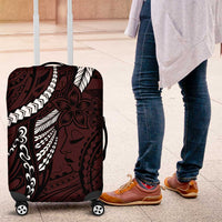Polynesian Girl Tribal Tattoo Luggage Cover Oxbood Vibe LT9 Oxblood - Polynesian Pride