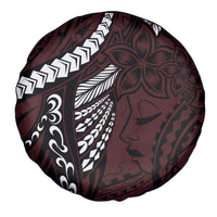 Polynesian Girl Tribal Tattoo Spare Tire Cover Oxbood Vibe LT9 - Polynesian Pride