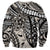 Polynesian Girl Tribal Tattoo Sweatshirt Beige Vibe