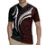 Polynesian Oxblood Line Art Tribal Tattoo Rugby Jersey