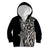 Polynesian Plumeria Floral Tattoo Pattern Kid Hoodie Beige Style