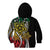 Polynesian Plumeria Floral Tattoo Pattern Kid Hoodie Reggae Style