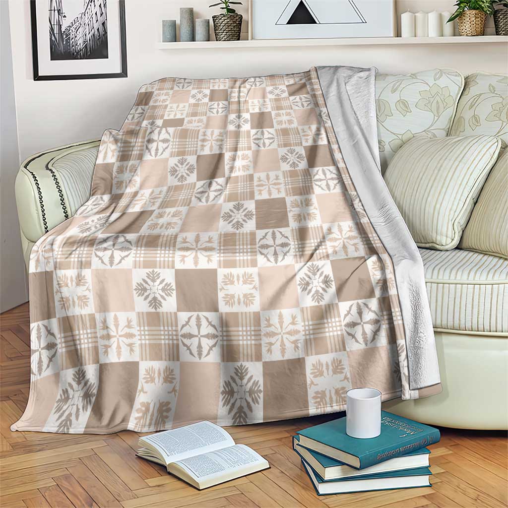 Hawaiian Palaka Quilt Pattern Blanket Hawaii Culture Bird of Paradise Exotic Motif - Polynesian Pride