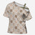 Hawaiian Palaka Quilt Pattern Cross Shoulder Shirt Hawaii Culture Bird of Paradise Exotic Motif - Polynesian Pride