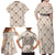 Hawaiian Palaka Quilt Pattern Family Matching Off Shoulder Maxi Dress and Hawaiian Shirt Hawaii Culture Bird of Paradise Exotic Motif - Polynesian Pride