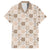 Hawaiian Palaka Quilt Pattern Family Matching Off Shoulder Maxi Dress and Hawaiian Shirt Hawaii Culture Bird of Paradise Exotic Motif - Polynesian Pride