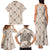 Hawaiian Palaka Quilt Pattern Family Matching Tank Maxi Dress and Hawaiian Shirt Hawaii Culture Bird of Paradise Exotic Motif - Polynesian Pride