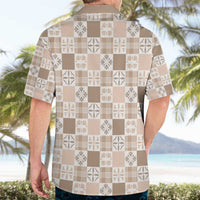 Hawaiian Palaka Quilt Pattern Hawaiian Shirt Hawaii Culture Bird of Paradise Exotic Motif - Polynesian Pride