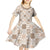 Hawaiian Palaka Quilt Pattern Kid Short Sleeve Dress Hawaii Culture Bird of Paradise Exotic Motif - Polynesian Pride