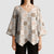 Hawaiian Palaka Quilt Pattern Kimono Sleeve Blouse Hawaii Culture Bird of Paradise Exotic Motif - Polynesian Pride