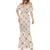 Hawaiian Palaka Quilt Pattern Mermaid Dress Hawaii Culture Bird of Paradise Exotic Motif - Polynesian Pride