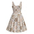 Hawaiian Palaka Quilt Pattern Midi Dress Hawaii Culture Bird of Paradise Exotic Motif - Polynesian Pride
