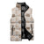 Hawaiian Palaka Quilt Pattern Sleeveless Puffer Jacket Hawaii Culture Bird of Paradise Exotic Motif - Polynesian Pride