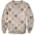 Hawaiian Palaka Quilt Pattern Sweatshirt Hawaii Culture Bird of Paradise Exotic Motif - Polynesian Pride