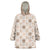 Hawaiian Palaka Quilt Pattern Wearable Blanket Hoodie Hawaii Culture Bird of Paradise Exotic Motif - Polynesian Pride