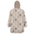 Hawaiian Palaka Quilt Pattern Wearable Blanket Hoodie Hawaii Culture Bird of Paradise Exotic Motif - Polynesian Pride