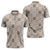 Hawaiian Palaka Quilt Pattern Zipper Polo Shirt Hawaii Culture Bird of Paradise Exotic Motif - Polynesian Pride